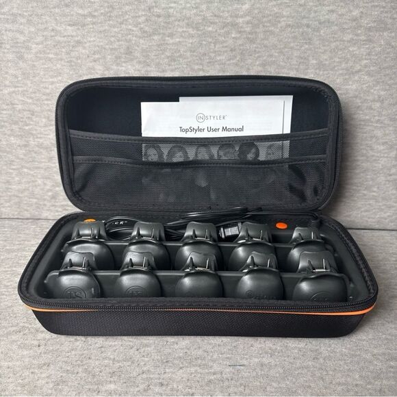 TopStyler by Instyler Heated Ceramic Styling Shells Hair Curlers with Case - Picture 1 of 4